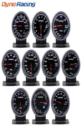 Dynoracing 25039039 60MM White Amber lights Oil pressure Water temp Oil temp Voltage Turbo Boost Exhaust gas temp gauge Ca5724058