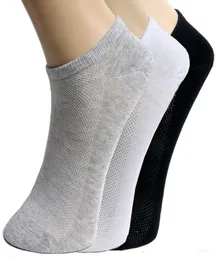 WholeSocks, новые модные носки men039s, летние крутые короткие носки с дышащей сеткой, классические белые серые blac4565594