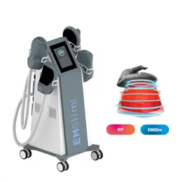 Rf Equipment Pro Max Hiemt Emslim Rimodellamento del corpo non invasivo Costruzione muscolare Riduzione del grasso Rimozione della cellulite Strumento di bellezza Emslim con 4 P