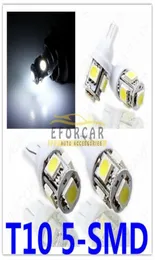 30 X 5SMD HID LED bianco 5050 Lampadine T10 168 194 2825 W5W 921 12V Cuneo per luci targa Nuovo 8998561