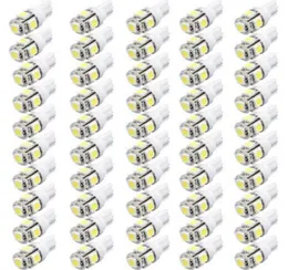 1000PCSLOT 12 Volt LED Lights T10 5050 W5W 5SMD 194 168 2825 158 White LED Bulb 1748380