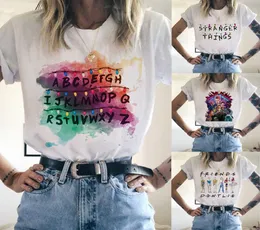 Stranger Things 3 T Shirt Harajuku streetwear Women Hip Hop tshirt كبير الحجم من الرجال Camisetas Short Sleeve Graphic Tees Kpop X06215539903