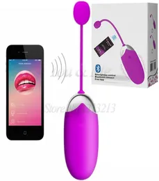 Bluetooth Kablosuz Uygulama Uzaktan Kumanda Titreşimli Yumurta Güçlü Vibratörler Seks Oyuncakları Kadın Gspot Klitoris Stimülatör Seks Ürünleri S91399303