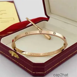 Moda clássica novo amor parafuso pulseira pulseiras pulseira titânio aço designer mulheres homens luxo jewlery presentes mulher menina ouro prata rosa não desbota IPX2