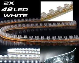 السيارة LED Strip Light Light Flexiable مقاوم للماء 48 سم 48LELLES SMD SMD LIGHT 5 COLOR