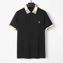 Maglietta da uomo Polo firmata Polo da uomo Ricamo di fascia alta Colletto di moda Maglietta da uomo Maglietta da donna di lusso