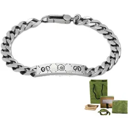 Charm Armbänder Coole Herren Gradient Armreif Uni Designer Titan Edelstahl Schmuck Damen Klassische Kette Drop Lieferung DHD9K