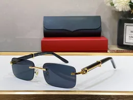 Buff Designer-Sonnenbrille, Polaroid-Objektiv, Herren-Senior-Carti-Büffelhorn-Brille, Holz-Sonnenbrille für Damen, Brillengestell, Vintage-Luxus-Damenbrille mit Boxen