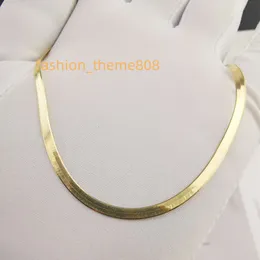 Unik design lyx 9k 10k 14k 18k Hip Hop Real Gold Cuban Snake Chain Custom Necklace