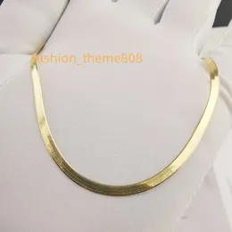 Einzigartiges Design, luxuriöse 9K 10K 14K 18K Hip Hop Echtgold kubanische Schlangenkette, individuelle Halskette