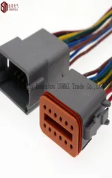 DEUTSCH DT0612S ve DT0412P Setler 12 Pin Motor Boksası SU GERÇEKLEŞTİRME KOŞUKLARI İÇİN ELEKTRİK BAĞLANTISI1776765