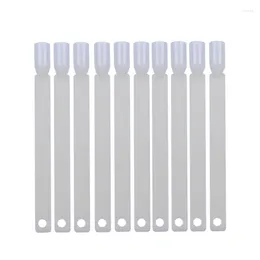 Faux ongles 10pcs / lot Nail Art Conseils Conseil Sticks Polonais Affichage Fan Outil de pratique