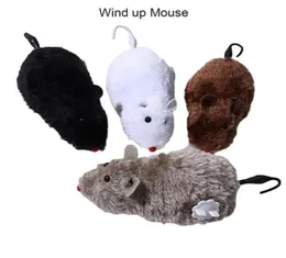 New Funny Wind Up Running Mouse Rat Move Tail Kitten Prank Toy Cute Playing Toys Joking Gadget Gift4514227