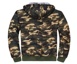 Herren Wintermantel Camouflage Lässiger Reißverschluss Kapuzenjacke Mantel Weiches Fleece Warm Verdicken Herren Parka Mantel Asiatische Größe M5XL8222076