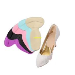 Fotbehandling 100pairs/Lot T-Shape Insoles High Heel Shoes Pad Super Soft Intersula Non Slip Sponge Cushion Protector Drop Delivery Heal DHYT3