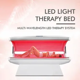 Красная светлая коллагеновая фотонная терапевтическая капсула для сауны и спа-салона