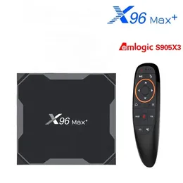 X96MAX Plus 4/64 Android 9.0 Smart TV Box Amlogic S905x3 Quad Core Dual WiFi 2.4/5.0G 1000M 4/32GB 8K HD X96 MAX TVBOXBOX