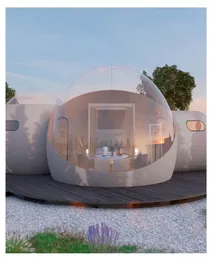 3M التخييم في الهواء الطلق قابلة للنفخ خيمة كبيرة DIY CLEAR House House Backyard Camping Cabin Lodge Air Bubble Transplent Tent3961845