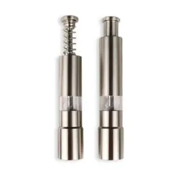 Manual Pepper Mills Salt Shakers One 'Pepper Grinder Stainless Steel Sauce Grinders Stick Kitchen Tools 27*153mm C478