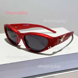 نظارة شمسية Y2K Sports Steampunk Women Men Men Designer Rectangle Punk Sun Glasses Ladies Trend Goggles Silver Mirror Eyeglass 010it6