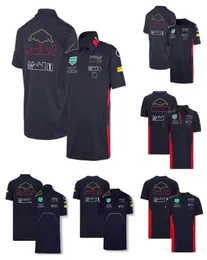 F1 Racing Model odzież Tide Brand Team 2021 Perez Verstappen Cardigan Polo Shirt poliester Quickdrying Motorcycle Riding Suit W7280988