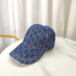 Neue Männerdesigner Baseballhut Frau für Mode Luxus Snapback Golf Sun Cap Letter Stickerei Sommer Sonnenschild Himmelblau Cowboy Verstellbar hochwertiger LKW Hut