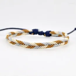 Braccialetti con ciondoli BOEYCJR Braccialetti alla moda con corda intrecciata Braccialetti colorati fatti a mano con gioielli di moda per uomini o donne