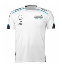 Camiseta de equipe de manga curta com traje de corrida de Fórmula 1 com o mesmo estilo pode ser personalizada2457563
