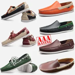 Designerskor lyx varumärken toppläder mode män affärsklänning loafers spetsiga svarta sneakers oxford andas formella bröllopssko 38-45