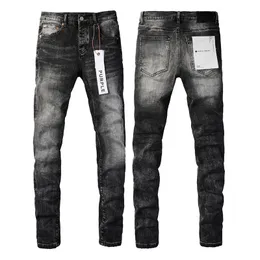 Designer Herren lila Jeans für Herren-Denimhosen Mode Mode Womens Purple-Brand-Trends Destiert Schwarz zerrissener Biker Slim Fit Motorrad Jogginghose 451