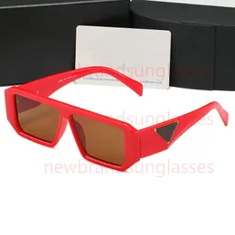 Óculos de sol quadrados mulheres retângulo marca designer linea rossa óculos de sol masculino retro preto lente condução pesca oculos uv400 símbolo óculos de sol com logotipo triângulo 57