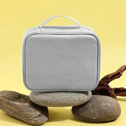 Bolsas de almacenamiento Bolsa de aseo cuadrada simple portátil Cosmético multifuncional para viajes de negocios