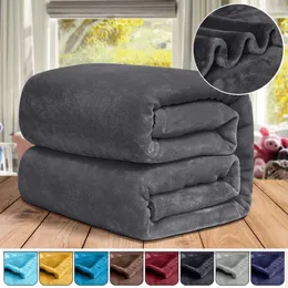 WASART зимнее норковое бархатное флисовое одеяло, большое толстое одеяло для дивана, антистатическое пушистое одеяло из искусственного меха, микрофибра 240119
