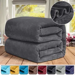 Wasart Winter Nink Velvet Runace Koc Duże sofa Rzuć grube łóżko koc antystatyczny rozmyty FUAX FUR BOCET MIKROFIBER 240119