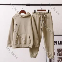 ESS Kids مجموعة ملابس دافئة مقنعين مجموعات ملابس الأطفال معاطف Sweatshirt المعاطف الأساسية.