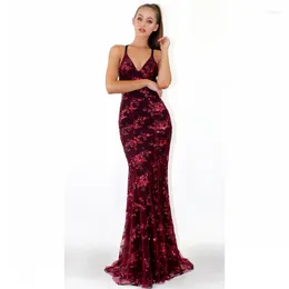 Casual Dresses Women's Sexy and Chic Suspenders V Neck Backless Long Skirt Dress Temperament Fashion Sequin Tie Party Evening 2024 Summer