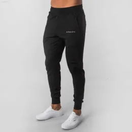 Sweatpants jogger alphalete ny stil herr Brandman gyms träning fitness bomullsbyxor manlig casual mode mager spår pantsschq