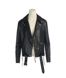 Movie Terminator 2 T800 Cosplay Costumes Terminator Jackets Black Pu Leather Jacket Motorcykelrock Fot Men Clothing5724350