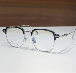 Neues modisches Design, quadratische optische Brille 5534, Acetat- und Titanrahmen, modischer und avantgardistischer Tragekomfort, transparente Brille, klare Brillengläser