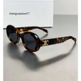 Sonnenbrille 2024 Retro-Katzenaugen-Sonnenbrille für Damen CE's Arc de Triomphe ovale französische Hauptstraße MIT BOX