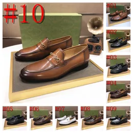 Sapatos de festa de alta qualidade de alta qualidade para homens Sapatos de casamento de Coiffeur Men elegante marca italiana Patente Leather Dress Shoes Men Sepatu deslize no tamanho de Pria 6.5-12