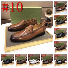 40 in stile Schema di scarpe da festa di alta qualità per uomo scarpe da sposa coiffeur uomini eleganti scarpe in pelle di branco di marca italiana uomo slittamento sepatu formale su Pria taglia 6.5-12