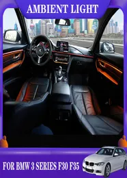 92 ألوان LED Ambient Light Car Neon Door Interior Door AC لوحة الضوء الزخرفية الضوء على BMW 3 Series F30 F35 201320208371284