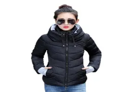 Fashion2019 novas senhoras moda casaco de inverno jaqueta feminina outerwear curto amassado jaqueta feminina acolchoada parka women039s overcoat5560817