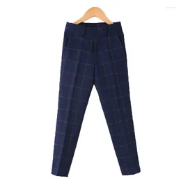 Trousers School Boys Formal Performance Suit Pant Pantalon Garcon Brand Gentle Style Kids Gray Wedding Pants N87
