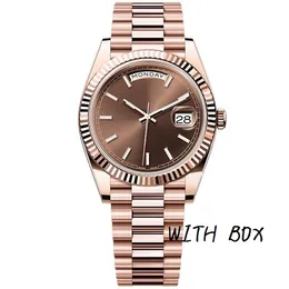 Luxury Mężczyźni Watch 2813 Automatyczny ruch pełny 904L zegarki ze stali nierdzewnej Wodoodporne światła mechaniczne zegarki Montre de Luxe prezenty