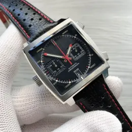 Trend tag monaco cała robota wybierana szafirowa kalendarz pełna funkcja 40 mm mężczyzn Watch kwarc VK Chronograph ruch Orologio Orologio Męskie zegarki aaaaa