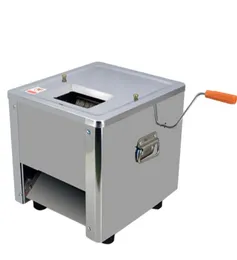 Beijamei máquina de corte de carne comercial 850w manual elétrico peixe carne de porco cortador de carne desktop cortador de carne máquina de corte em cubos3309824