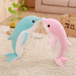 Plush Dolls New Arrive 30cm Cute Soft Pink Dolphin Plush Toy Marine Animals Stuffed Toys Children's Toys Sofa Pillow Cushion Home Decor Gift