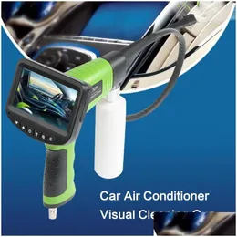 Lavadora de carro ar condicionado limpeza arma pipeline inspeção câmera display lcd para motores móveis condicionadores lavagem mais limpo gota de dht7w